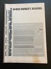 Mackie Mixer *8 Bus *Instruction Manual *Guide *used *complete