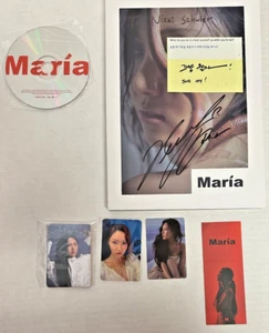 CD álbum Maria Hwasa, libro de fotos, tarjeta de fotos, boleto fotográfico firmado personalizado - Imagen 1 de 3