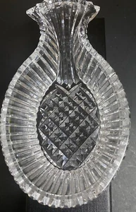Waterford Cristal Hospitalidad Piña Cuchara Descanso Baratija Maquillaje Plato Firmado - Imagen 1 de 6