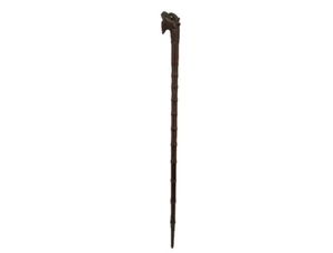Vintage Vietnam War  Short Timers Swagger Stick Cane 34 in Hand-carved Ironwood  - Picture 1 of 16
