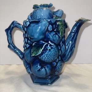 Inarco Giftcraft Japan Mood Indigo 7.5” Coffee Pot E 2430 Vintage - Picture 1 of 7