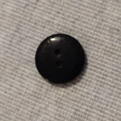 Grey's Anatomy Black REPLACEMENT Plastic Button for Scrub Jacket - One Button - Image 1 of 4