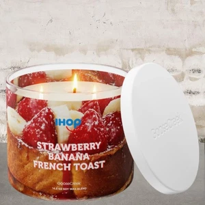 Goose Creek IHOP Strawberry Banana French Toast 3-Docht Kerze NEU - Bild 1 von 2