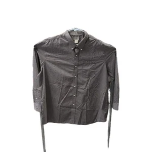 L.L. Camisa de manga larga Bean XXL a cuadros marrón blanco algodón para hombre - Imagen 1 de 9