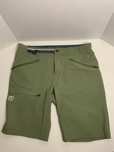 Ortovox Shorts Mens Extra Large Green Merino Hiking Climbing Outdoor Lightweight - Picture 1 of 10