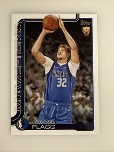 2025-26 Topps Basketball Cooper Flagg RC Rookie Base #201 Mavericks š„š„ - Picture 1 of 2