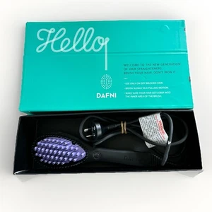 Dafni Original Hair Straightening Ceramic Brush Straightener WITH BOX Corded - Picture 1 of 5