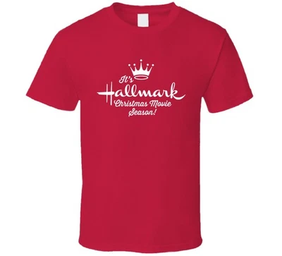 It's Hallmark Christmas Movie Season Cute Holiday Channel Gift T Shirt - Image 1 of 3