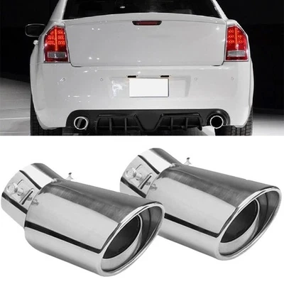 For Chrysler Voyager 200 2PC Car Tail Pipe Exhaust Rear Muffler Tailpipe Tip - Image 1 of 4