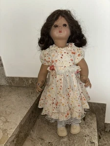 Bellissima Bambola Antica Composito Anni 40/50 - Foto 1 di 8