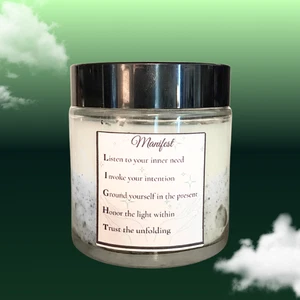 8 oz. Manifest Candle by Enlighting Purpose - Herramienta de empoderamiento - Imagen 1 de 5