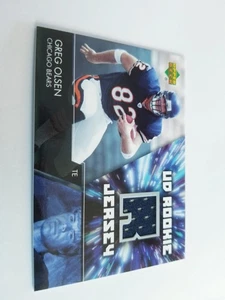 GREG OLSEN 2007 UPPER DECK UD ROOKIE JERSEY RC BEARS PANTHERS - Bild 1 von 4