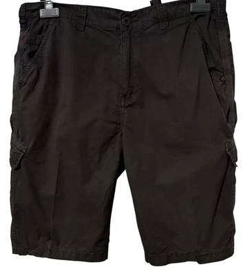 Buffalo David Bitton Cargo Shorts 34 Mens Dark Brown Actual Size 34x11 - Image 1 of 4