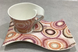Villleroy & Boch 2007 New Wave Caffe Mombasa Tasse & Untertasse Set Limited Edition - Bild 1 von 9