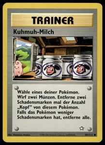 Pokemon Kuhmuh-Milch Moo-Moo Milk 101/111 German Trainer 2001 NM - Picture 1 of 2