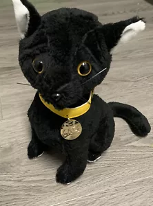 EUC CATS The Musical Black Cat Souvenir 8" Plush Creative Goods 1981 Vintage - Picture 1 of 11