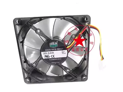 1PC Cooler Master A9225-18CB-3BN-L1 PLA09225S12M-3 Hyper N520 fan - Image 1 of 4