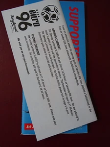 UEFA Euro 96 Supporters Guide + opening/closing arrangements erratum - Picture 1 of 7