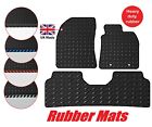 Tailored 3mm Rubber Car Floor Mats to fit Toyota Avensis Facelift 2011 & 2 Clips