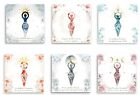 Beautiful and Unique Watercolour Female Goddess Birthday Cards