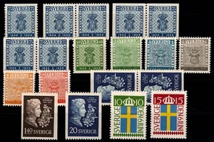 Schweden Jahrgang 1955 mit 402-412 postfrisch #OI615 - Afbeelding 1 van 1