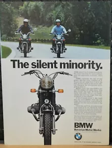 1971 BMW 750 Motorcycle Color Print Ad - Picture 1 of 1