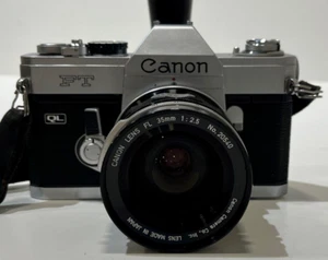 Canon FT QL analoge Spiegelreflexkamera 35 mm + Objektiv f/2,5 & Extras – getestet & funktionsfähig - Bild 1 von 24