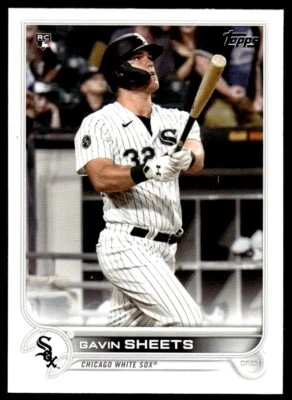 2022 TOPPS ROOKIE Gavin Sheets Rookie Chicago White Sox #12 R83 - Image 1 of 2