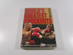 World's Greatest Knockouts Volumen 1 DVD Región Libre PAL Mike Tyson Lennox Lewis - Imagen 1 de 6