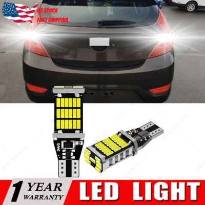 921 Bright LED Reverse Back Up Light Bulbs for Hyundai Accent 2003-2020 6000K US - Image 1 of 4