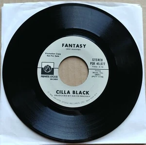 CILLA BLACK Fantasy DJ PROMO 45 7" FUNK SOUL DISCO Record Vinyl 1976 - Picture 1 of 2