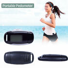 LCD Run Simple Step Counter Walking 3D Pedometer Calorie Sport with Clip Lanyard