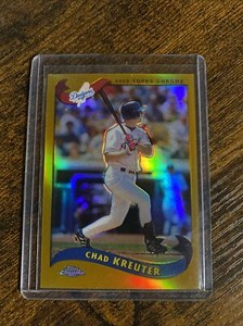2002 Topps Chrome Gold Refractor Chad Kreuter #371