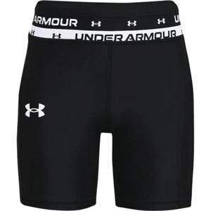 Under Armour Heat Gear Black Fitted Bike Shorts -Girl's Size YXL NEW $25 - Picture 1 of 3