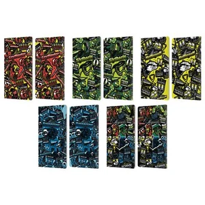OFFICIAL HARRY POTTER BADGE UP LEATHER BOOK WALLET CASE COVER FOR AMAZON FIRE - Picture 1 of 11