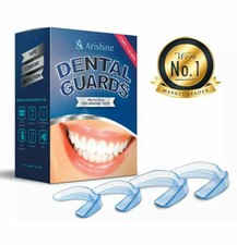 SET OF 4 Arishine Dental NightGuard Teeth Grinding Mouthguard Custom Fit-2 Sizes