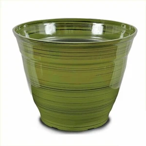 NEW 22 Litre Large Plant Pot Tall Round Plastic Planter Outdoor Garden Flower Tr - Picture 1 of 5