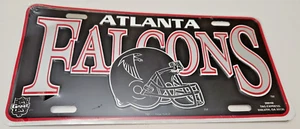 Atlanta Falcons NFL Vintage Metal License Plate - Picture 1 of 1