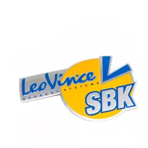 Adesivo Emblema Leo Vince sbk Targhetta Alluminio - Foto 1 di 1