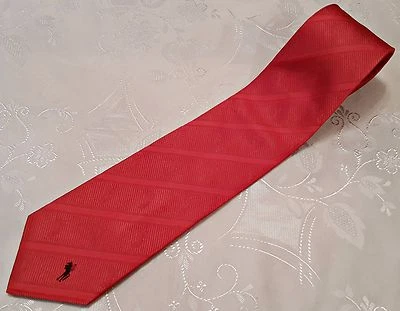CORBATA SUIZA VINTAGE AUTÉNTICA PAPILLON SEDA ROJA PARA HOMBRE Foto 1 de 4