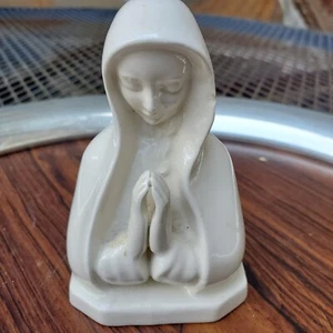 Jungfrau Maria Madonna betend Goebel weiß W Germany Vintage 3-3/4" - Bild 1 von 16