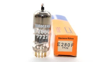 Vintage Siemens Munich E280F Audio Tube, Code B8, Triple Mica, Ring Getter, NOS - Picture 1 of 9