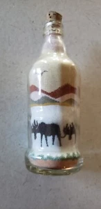 Volkskunst Sandflasche ALA Joe F Berry - Bild 1 von 3