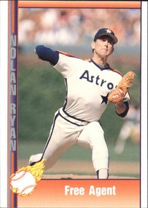 1992 Pacific Ryan Texas Express II Baseball Card #139 Free Agent