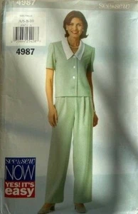 Vintage See & Sew Pants Suit Sewing Pattern - Picture 1 of 2