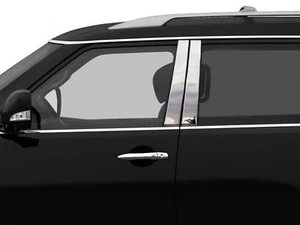 FOR 2014-2017 INFINITI QX80 * 4 Piece Stainless Pillar Post Trim. 4-door, SUV - Picture 1 of 1