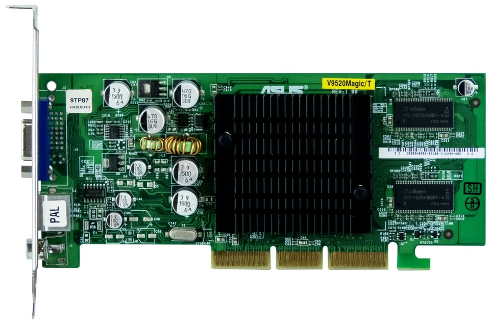 Asus Nvidia GeForce FX 5200 128MB V9520Magic/T/P/128M/VBS - Image 1 of 2