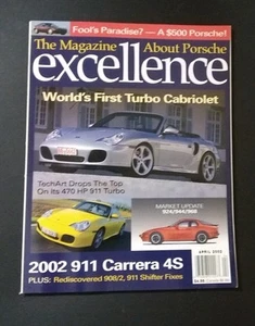 Excellence Magazine About Porsche – April 2002 Issue – 911, Carrera, Turbo, GT3 - Imagen 1 de 3