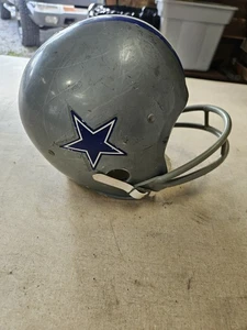 Rawlings HNFL-N Large 1980 Dated Dallas Cowboys Football Helmet Used - Picture 1 of 8