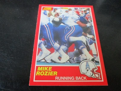 MIKE ROZIER     (houston oilers - RB)  1989 score  card #172  mint - Image 1 of 2